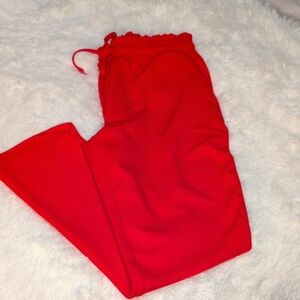 Suzy Shier Vibrant Red Joggers